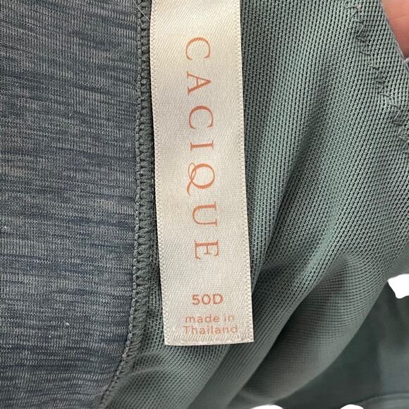 Cacique Lightly lined no wire sage green Wireless Bra 
Size 50D - Picture 3 of 8